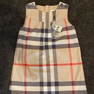 New Burberry New Classic plaid dress - 10 year old